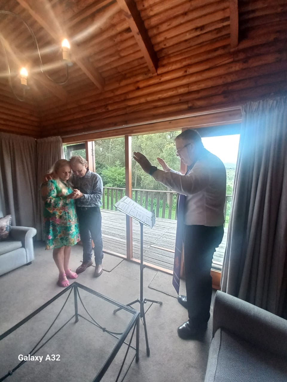 Wedding ceremony by Dr. Gerrit Rademeyer in Breyten