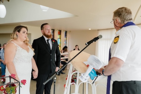 Wedding ceremony by Dr. Gerrit Rademeyer in Breyten