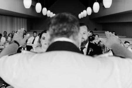 Wedding ceremony by Dr. Gerrit Rademeyer in Breyten