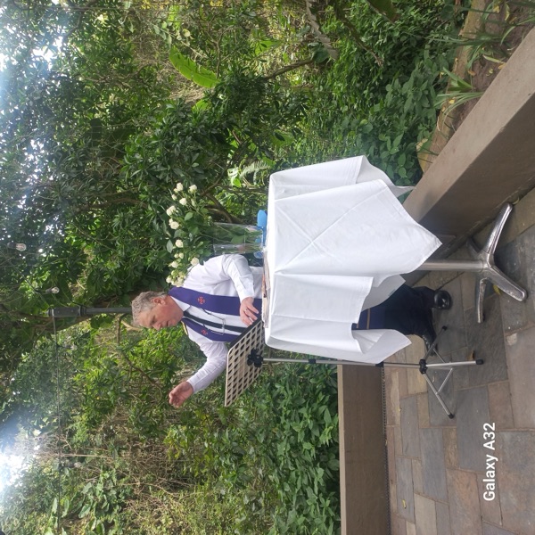Wedding ceremony by Dr. Gerrit Rademeyer in Breyten