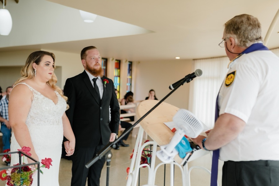 Wedding ceremony by Dr. Gerrit Rademeyer in Breyten