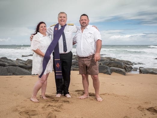Wedding ceremony by Dr. Gerrit Rademeyer in Breyten