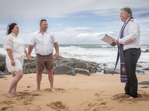 Wedding ceremony by Dr. Gerrit Rademeyer in Breyten