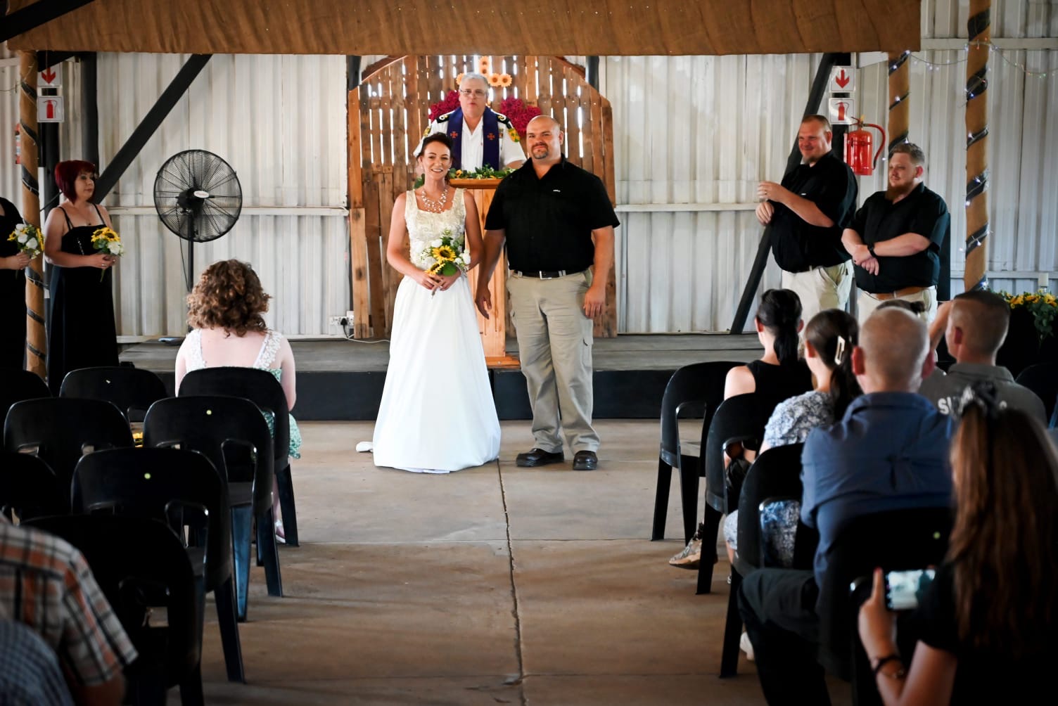 Wedding ceremony by Dr. Gerrit Rademeyer in Breyten